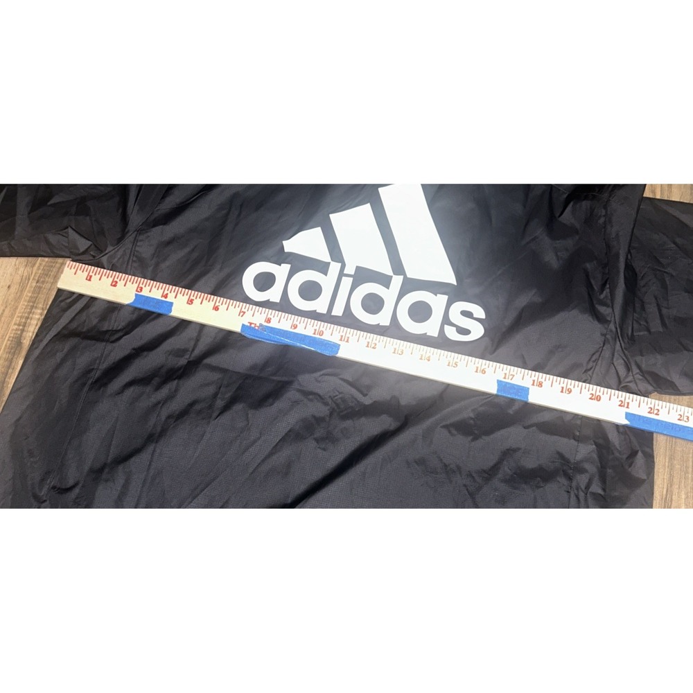 NWT ADIDAS Women's Aeroready‎ Black &White Windbreaker Running Jacket Size Large - Picture 10 of 10